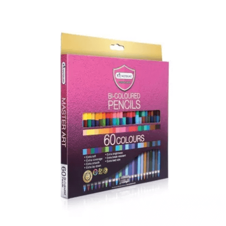 สีไม้สองหัว Master art 60 สี_0